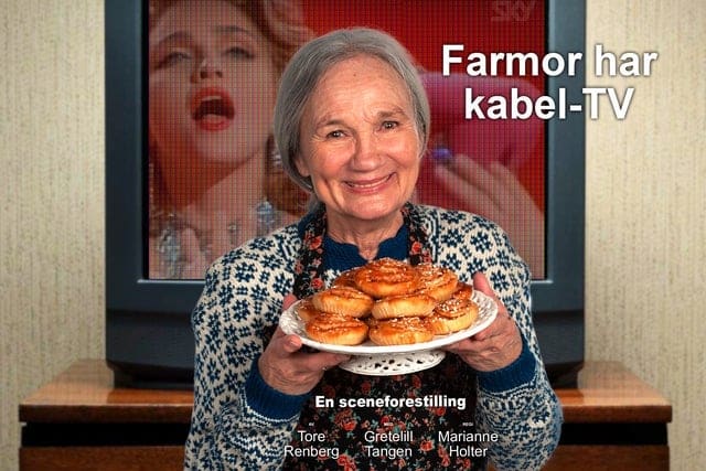 Bilde av FARMOR har kabel-tv