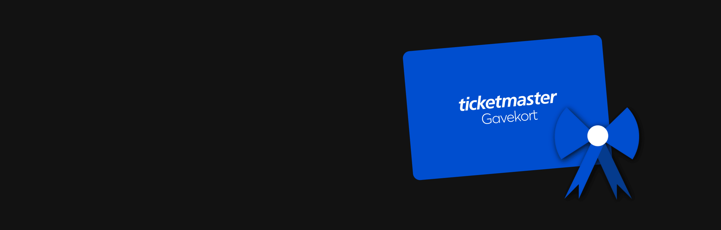 Årets julegave: Ticketmaster Gavekort