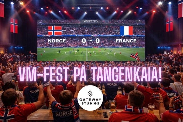 VM-fest på Tangenkaia