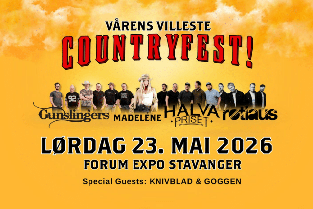 VÅRENS VILLESTE COUNTRYFEST 2026
